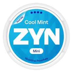 ZYN Cool Mint Mini 6mg S4 dosa med tobaksfria nikotinpåsar 10-pack