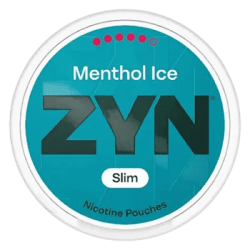 ZYN Menthol Ice Slim 13,5mg S5 dosa med tobaksfria nikotinpåsar 10-pack