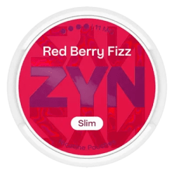 ZYN Red Berry Fizz Slim 11mg S4 dosa med tobaksfria nikotinpåsar 10-pack