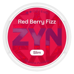 ZYN Red Berry Fizz Slim 9mg S3 dosa med tobaksfria nikotinpåsar 10-pack