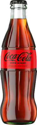 Coca-Cola Zero glasflaska 33cl sockerfri cola