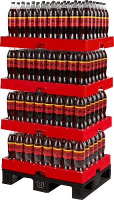 Zoom bild av Coca-Cola Zero 2L expo pall med 140 flaskor sockerfri cola