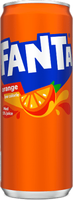Zoom bild av Fanta Orange 33cl burk apelsinläsk 20-pack