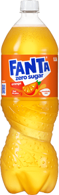 Zoom bild av Fanta Zero Orange 150cl flaska sockerfri apelsinläsk