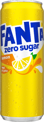 Zoom bild av Fanta Zero Lemon 33cl burk sockerfri citronläsk 20-pack