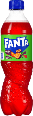 Zoom bild av Fanta Exotic 50cl flaska tropisk fruktläsk