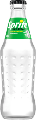 Sprite Zero glasflaska 33cl sockerfri läsk citron lime