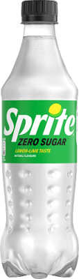 Zoom bild av Sprite Zero Sugar 50cl PET-flaska med citron-lime smak och grön etikett, kolli om 24 flaskor med NP-pant