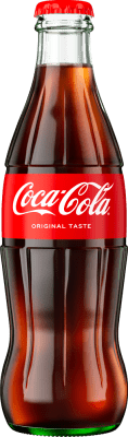 Zoom bild av Coca-Cola glasflaska 33cl klassisk cola