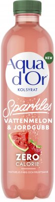 Aquador Sparkles Vattenmelon & Jordgubb 12x50cl