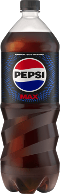 Zoom bild av Pepsi Max 1,5 liter PET-flaska med svart etikett, sockerfri cola, storpack 8x150cl NP