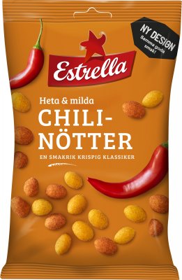 Estrella Chili Nötter Heta & Milda 10x150g