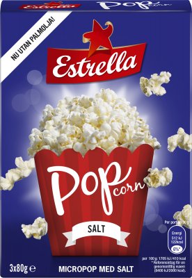Estrella Micropopcorn Salt 3-pack 16x240g
