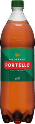 Zoom bild av Portello Original 150cl PET-flaska med grön etikett från Vasa Bryggeri, kolsyrad läsk med karamellaktig smak
