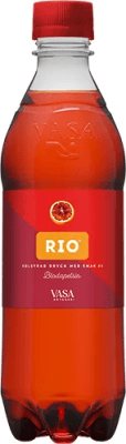 Zoom bild av Röd PET-flaska med Rio Original blodapelsinläsk från Vasa Bryggeri, 50cl
