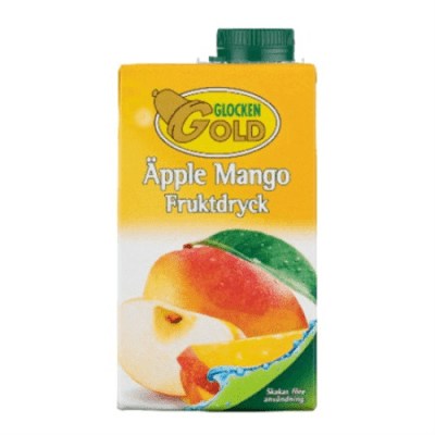 Glocken Gold Äpple Mango 50cl fruktdryck äpple mango flaska