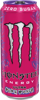 Zoom bild av Monster Ultra Punk Punch 50cl sockerfri energidryck 24-pack