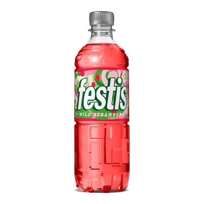 Festis Wild Strawberry 50cl – fruktdryck med jordgubbssmak i 12-pack.