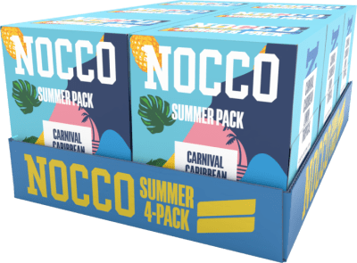 NOCCO Summer Mix Pack 33cl funktionsdryck 24-pack