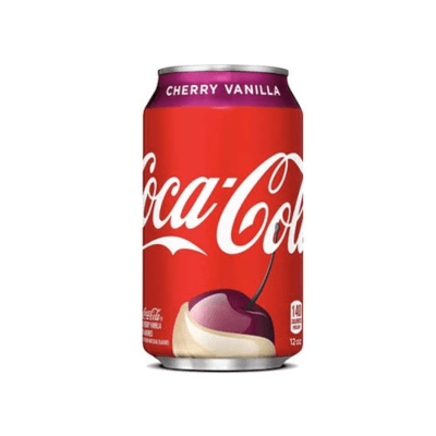 Coca-Cola Cherry Vanilla 330ml – cola med körsbär och vanilj i 24-pack.