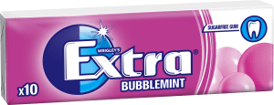 EXTRA BUBBLEMINT PACKET 30X14G
