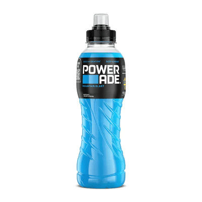 Powerade Mountain Blast 50cl – sportdryck med bärsmak i 12-pack.