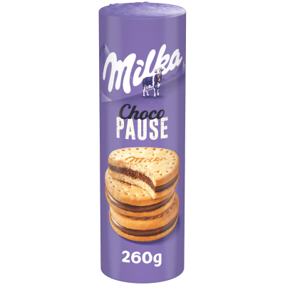 Milka Biscuits Choco Pause 260g chokladkex 18-pack