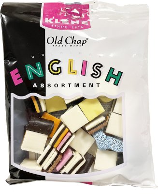 Klene English Assortment 250g – klassiska vingummin i 18-pack.