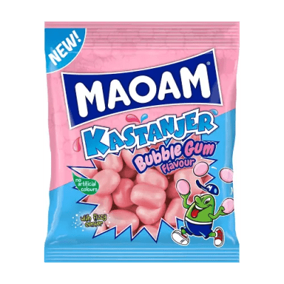 Maoam Kastanjer Bubblegum 120g segt godis 14-pack