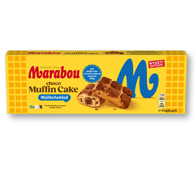 Marabou Choco Muffin Cake 175g chokladkaka 14-pack