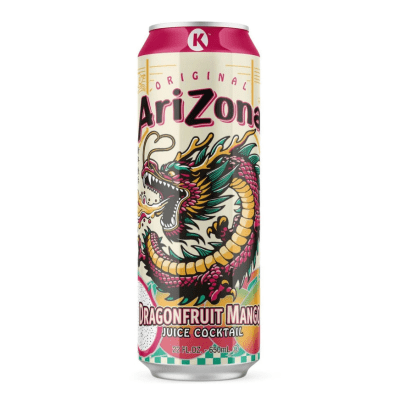 Zoom bild av Arizona Dragonfruit Mango 650ml tropisk fruktdryck 24-pack