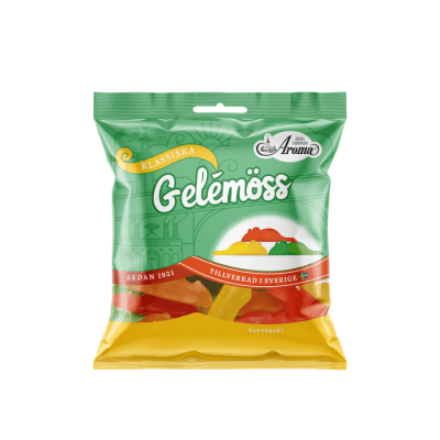 Aroma Gelé Möss Påse 20x80g – klassiskt gelégodis för kiosker och butiker