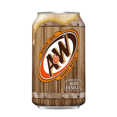 Zoom bild av A&W Root Beer 35cl amerikansk root beer 12-pack