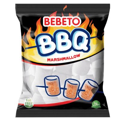 Zoom bild av Bebeto BBQ Marshmallow 250g marshmallows för grillning 24-pack