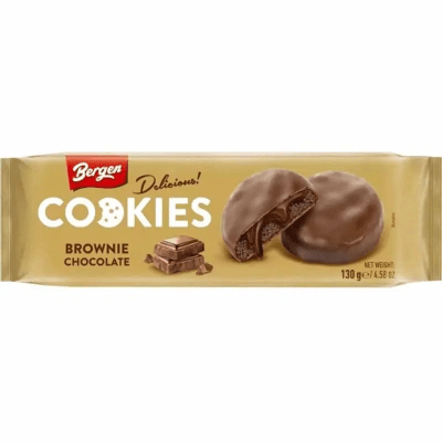 Bergen Delicious Cookies Brownie 21x130g