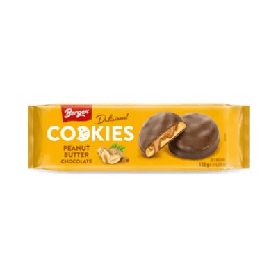 Bergen Delicious Cookies Peanut Butter 21x130g