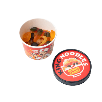Bip Gummi King Noodles 100g gelégodis i nudelform färgglatt godis