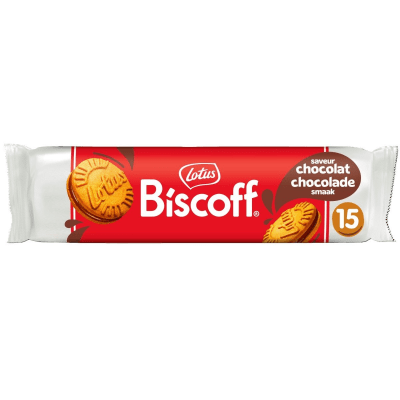 Zoom bild av Biscoff Milk Chocolate Sandwich-kex 150g – Karamelliserade kex med mjölkchokladkrämfyllning