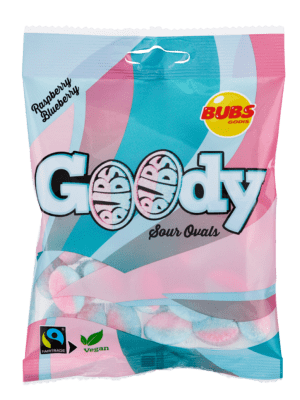 BUBS GOODY SOUR OVAL 12X90G