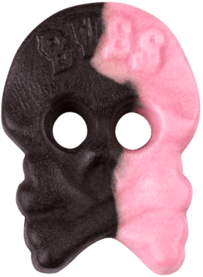 Bubs Hallon/Lakritsskalle skum 2,8kg