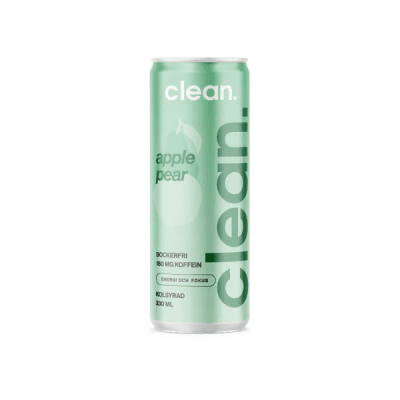 Zoom bild av Clean Apple Pear 33cl energidryck äpple päron