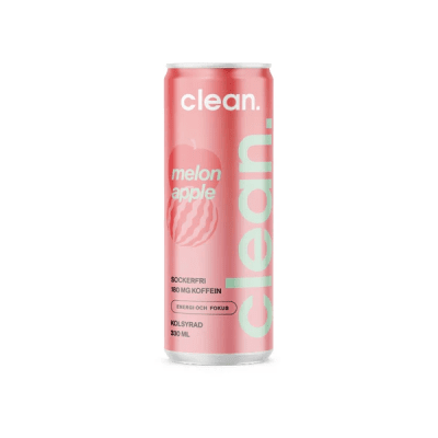 Zoom bild av Clean Apple Melon 33cl energidryck äpple melon
