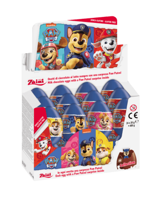 Chokladägg Paw Patrol Zaini 24x20g