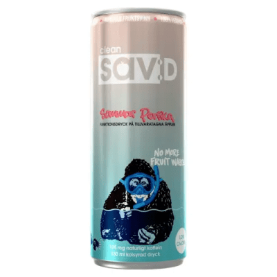 Clean Drink Sommar Persika – Sockerfri funktionsdryck 33cl med persikosmak i 24-pack