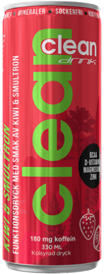 Clean Kiwi och Smultron 24x33cl