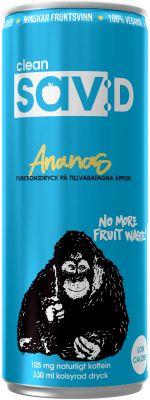 Clean Drink Sav:D Ananas 33cl – Funktionsdryck med naturlig ananassmak och räddade äpplen