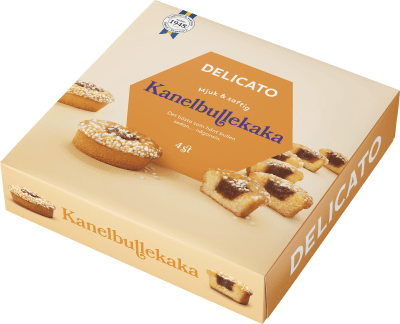 Delicato Kanelbullekaka 4st 6x200g