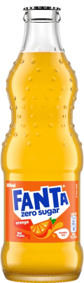 Fanta Zero Orange glasflaska 33cl sockerfri läsk apelsinsmak