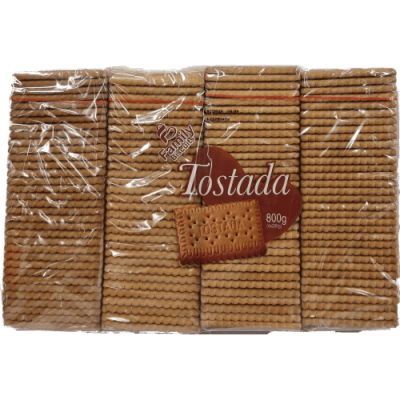 Zoom bild av Family Biscuits Tostada 200g – Krispiga och rostade kex för frukost och fika