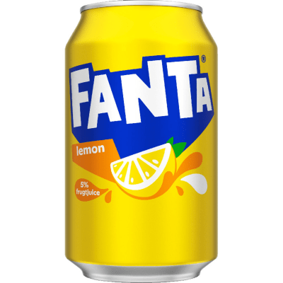 Fanta Lemon 24x33cl – uppfriskande citronsmak läsk